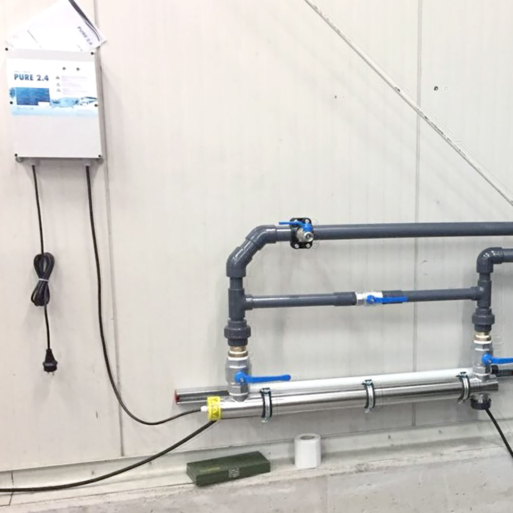 UV Anlage PURE 2.4 40 Watt zur Entkeimung von Wasser 2 Zoll / inch