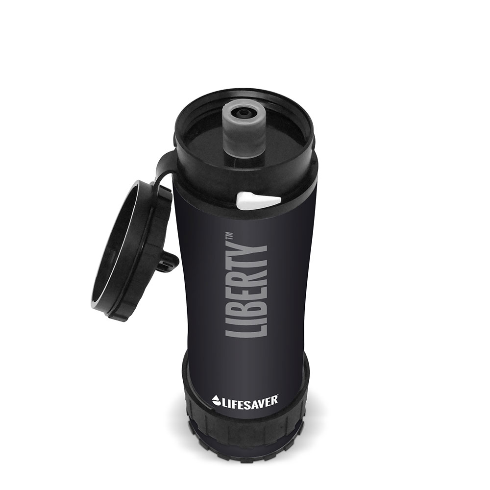 Lifesaver Liberty travel & outdoor waterfilter set black incl. Replacement Filter Set