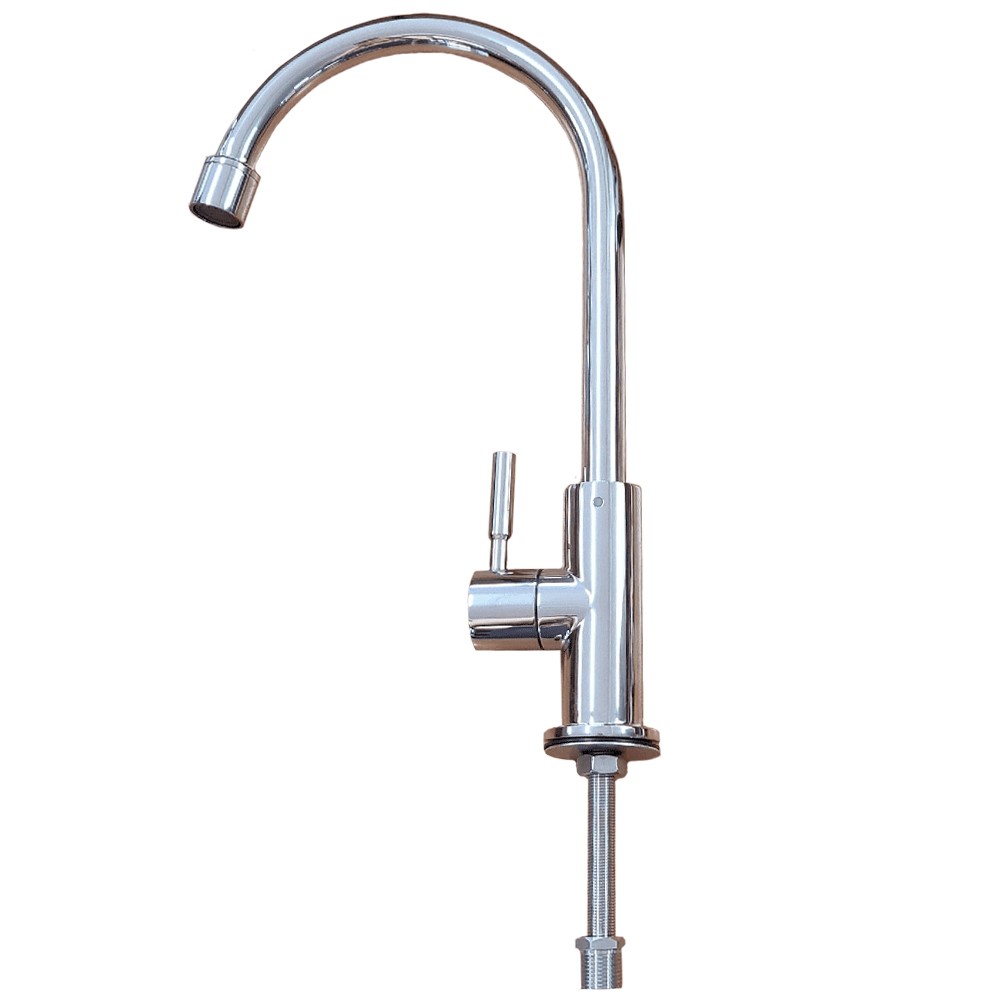 Design Edelstahl Wasserhahn poliert
