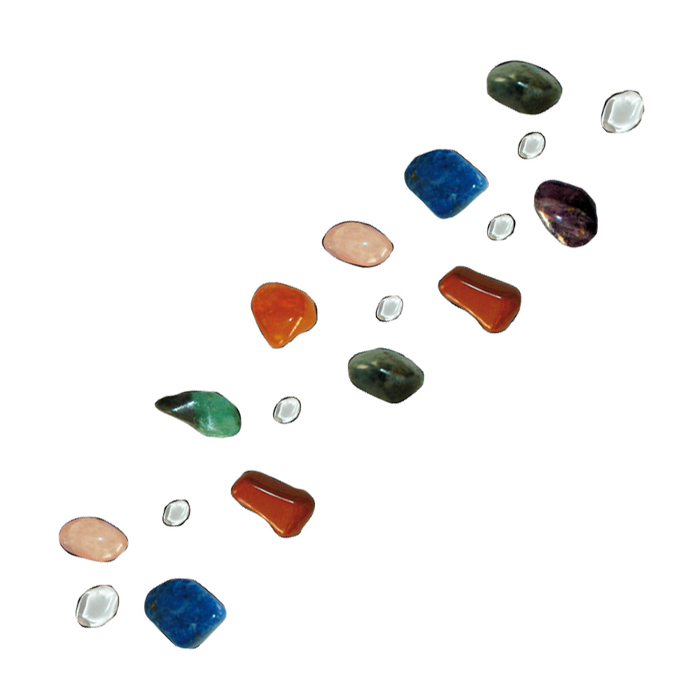 Gemstone mixture for water swirler Piccolo, whirling, ...