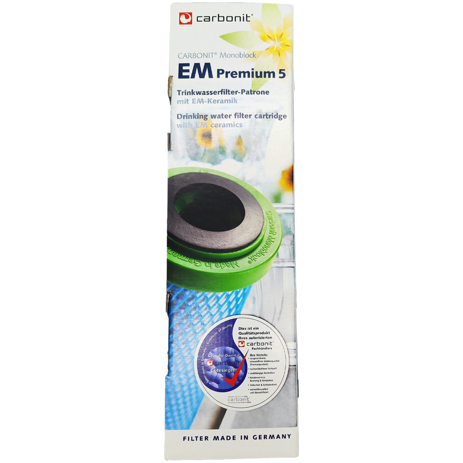 Waterfilter cartridge EM Premium 5 by CARBONIT®