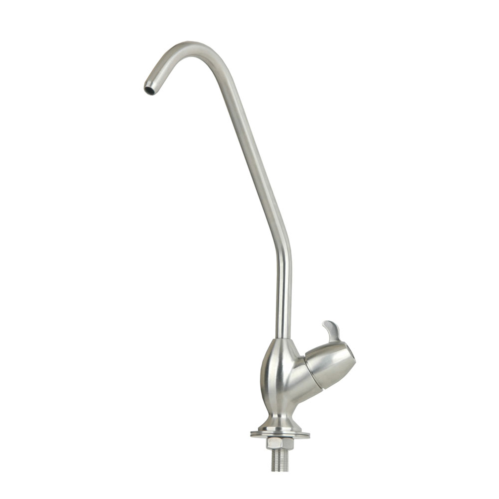 Shapely stainless steel tap "Organic"
