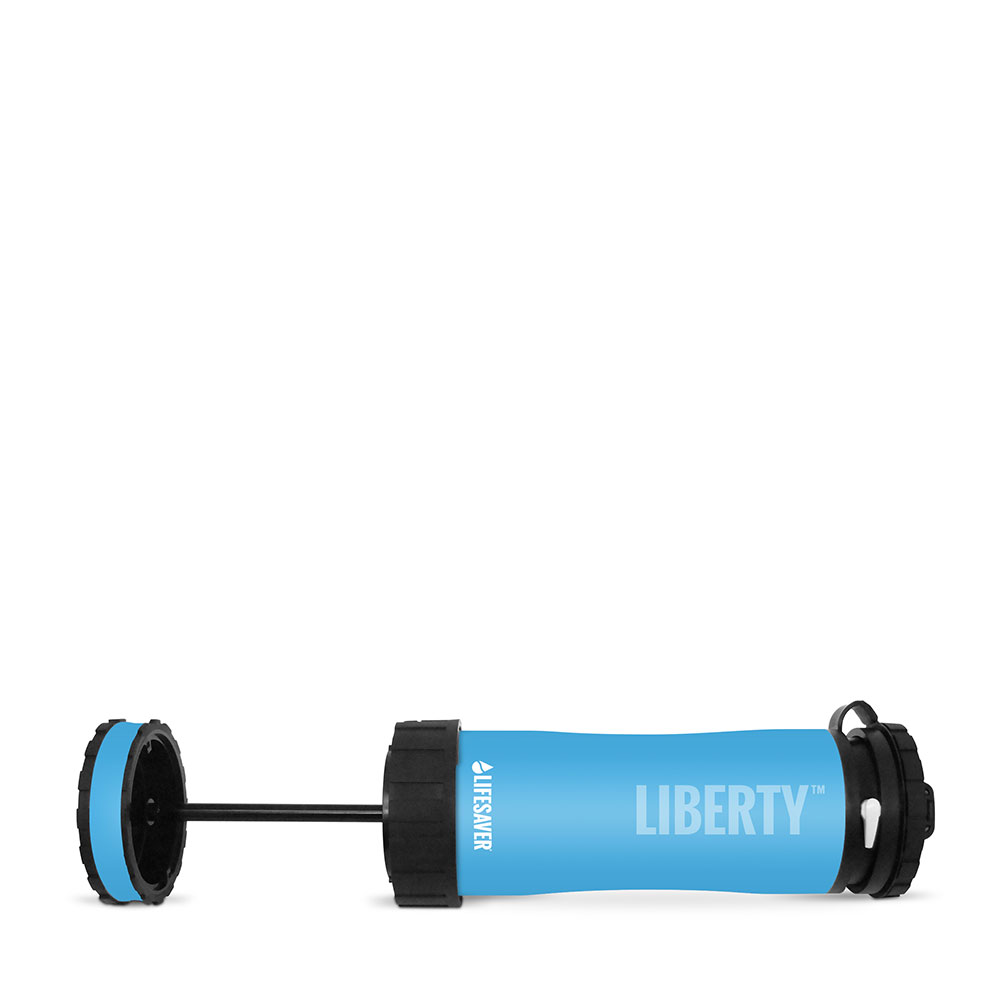 Lifesaver Liberty Reisefilter & Outdoorfilter Set blau inkl. Ersatzfilterset