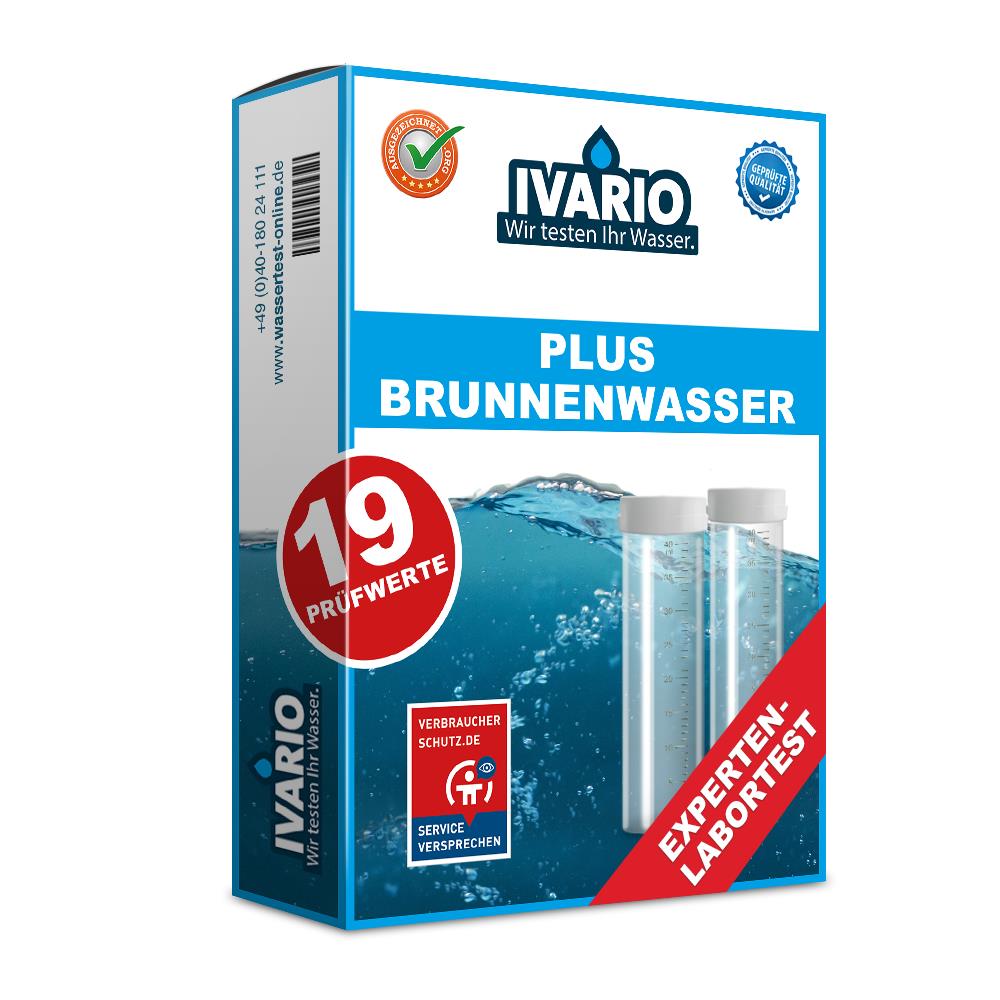 Well Plus Wateranalysis - pH value, water hardness, germs, iron, manganese, lead & other parameters