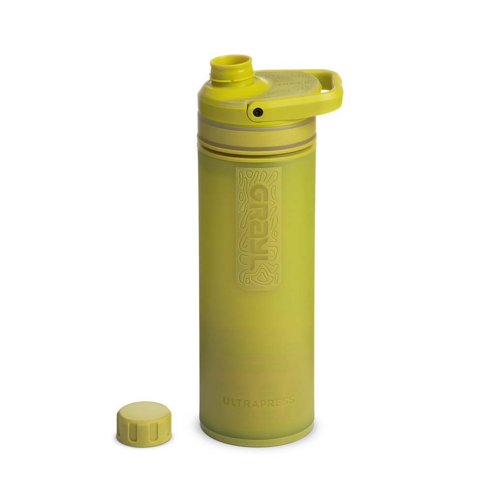 Grayl UltraPress Outdoor- & Travel waterfilter, Forager Moss with 2 Replacement filters 