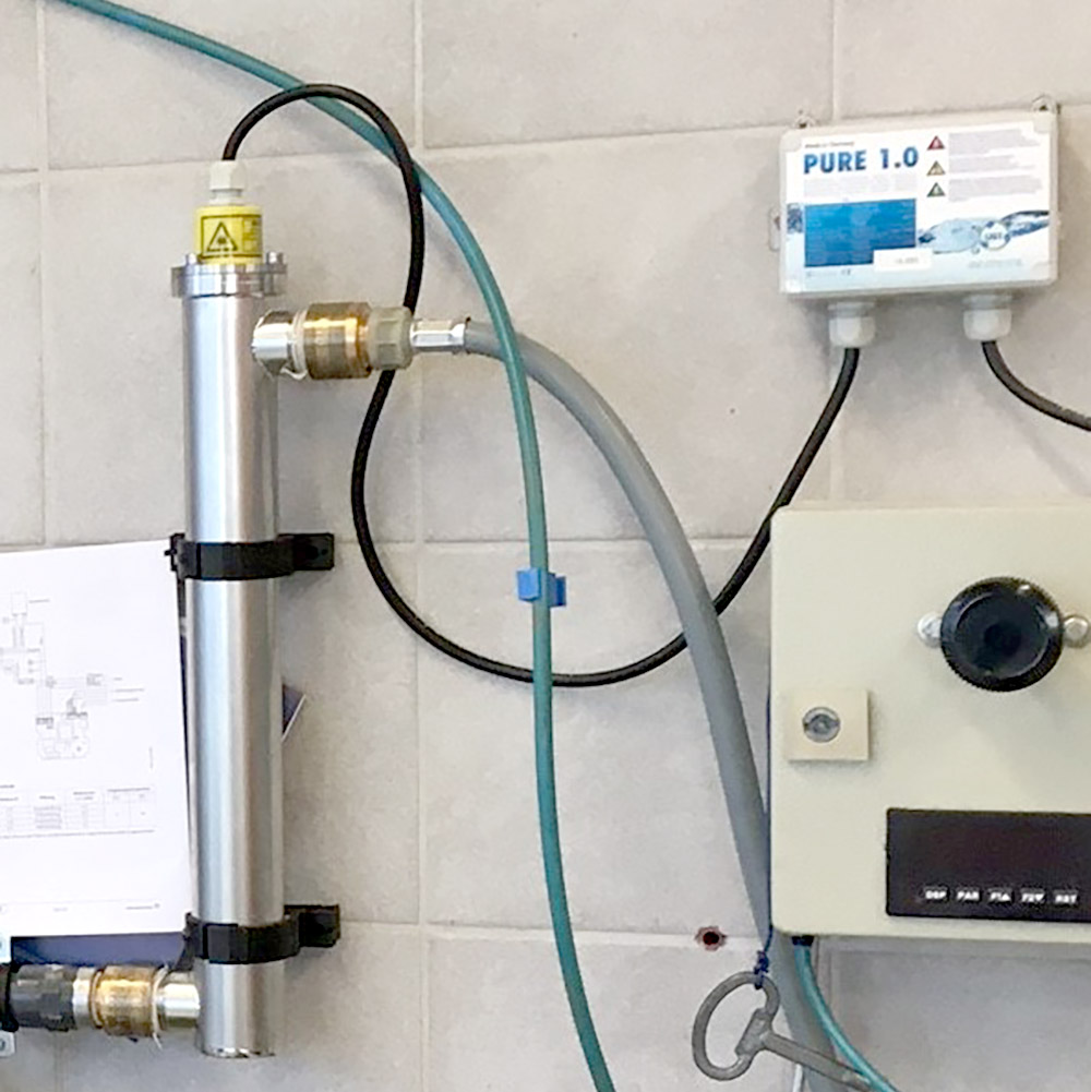 UV system PURE 1.0 16 watts S  12 VDC for disinfecting water