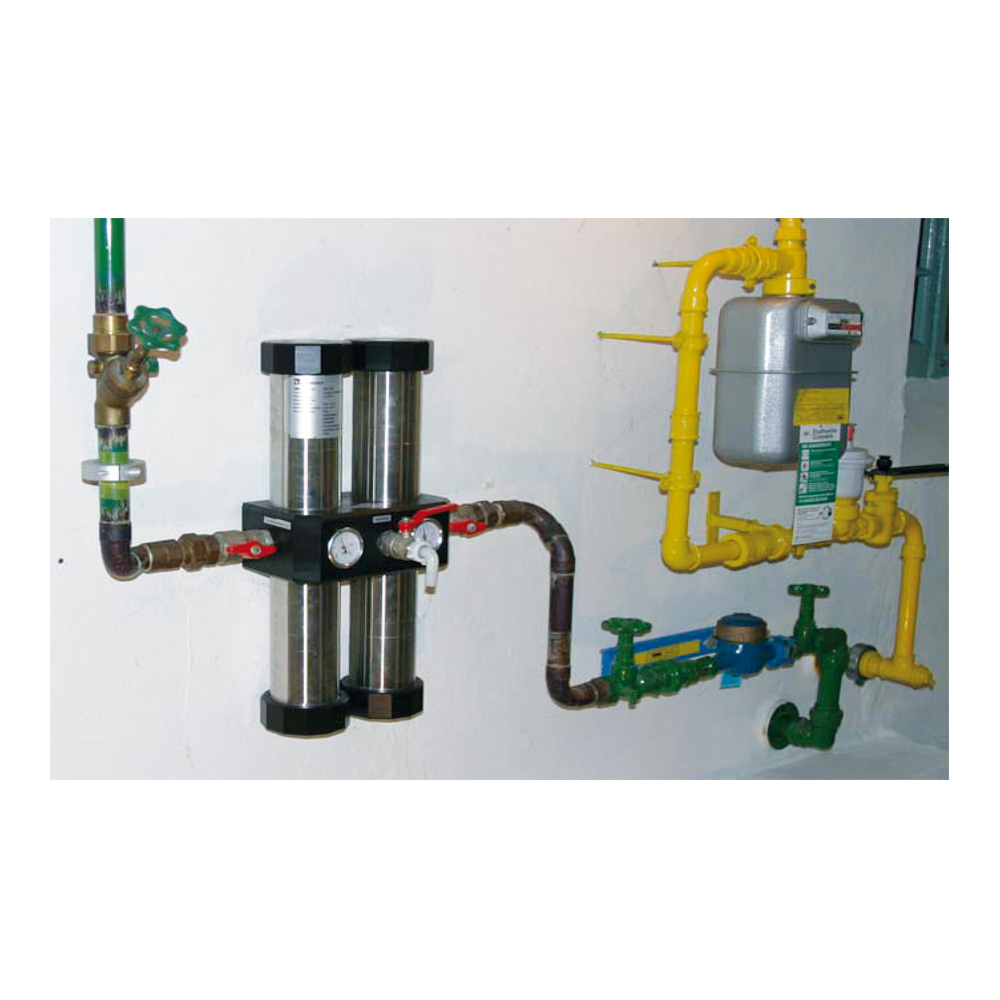 Carbonit® QUADRO 60/120 L/R Aktivkohle Hauswasserfilteranlage
