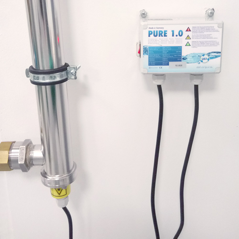 UV Anlage PURE 1.0 16 Watt S zur Entkeimung von Wasser