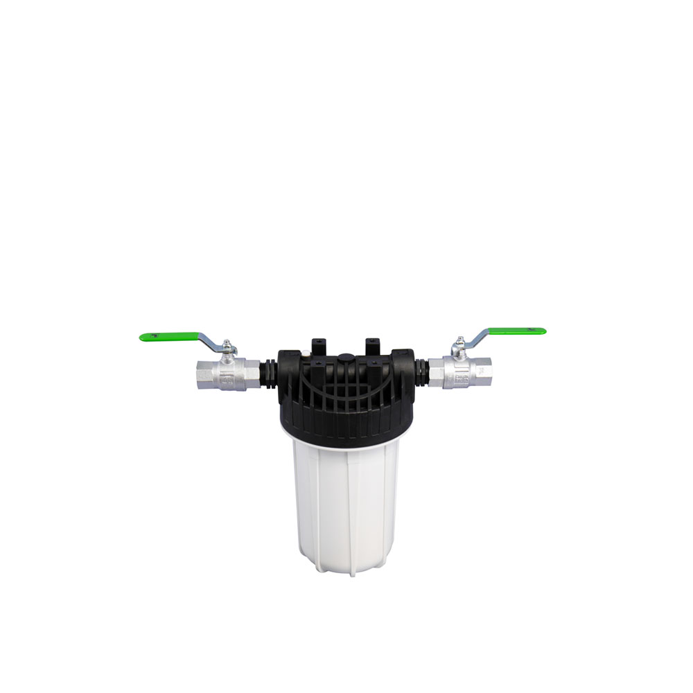 Einstufiger Haus- & Brunnenfilter inkl. Filterpatrone 10" Zoll Carbonfilter Standard 5μm