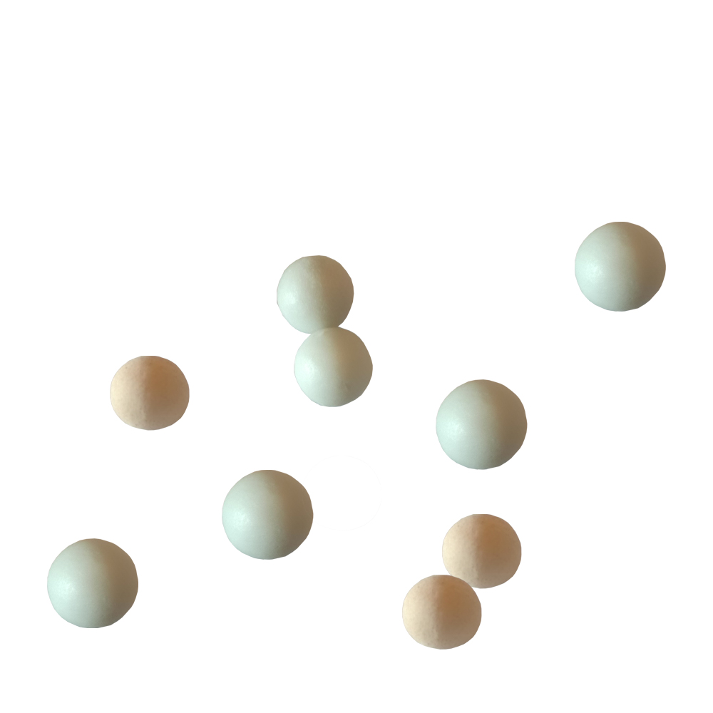 9x EM-X ceramic balls as a set specially designed for Aquawhirler Piccolo and the whirling egg