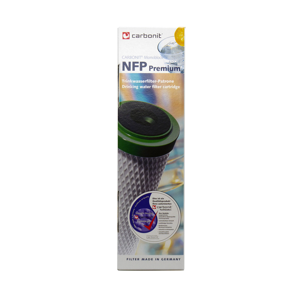 Test results and report Water Filter Cartridge NFP Premium by Carbonit