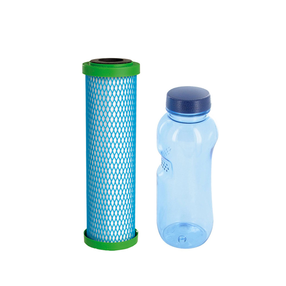 Filterpatrone EM Premium 5 Carbonit & Tritan Trinkflasche 0,5l BPA frei