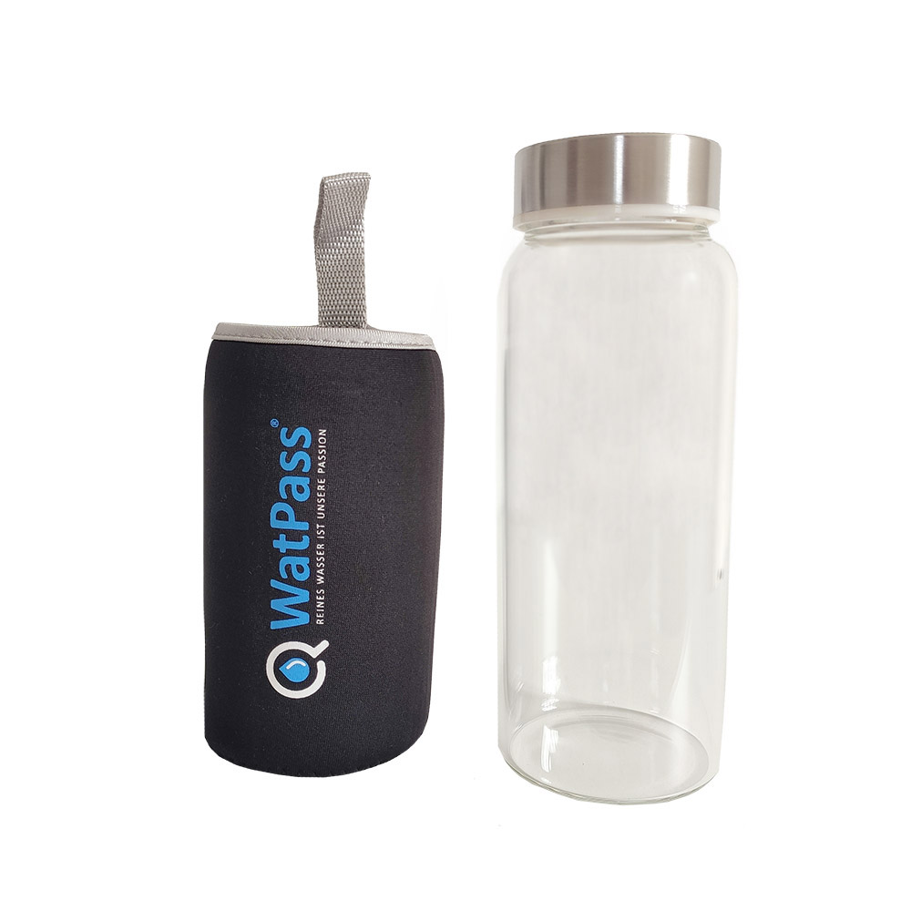WatPass® drinking bottle borosol glass 0.7 l