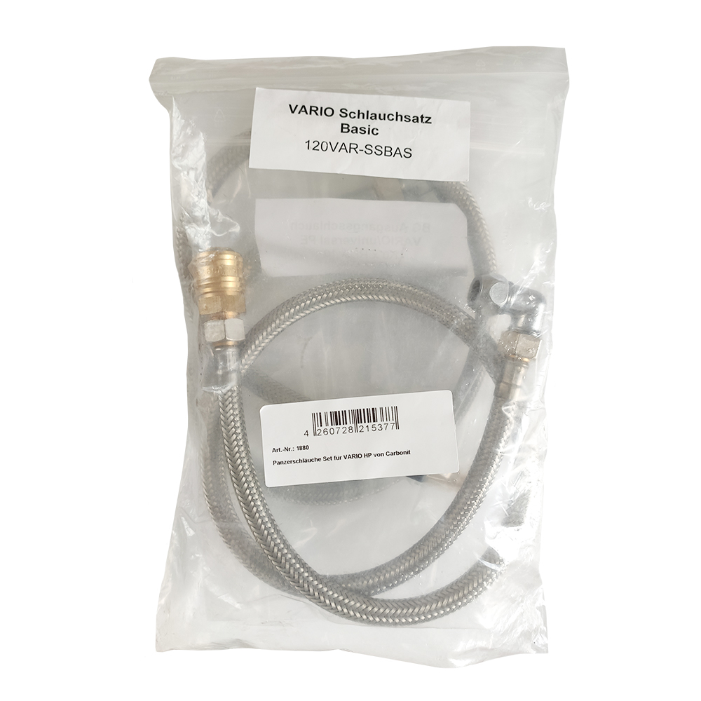 Reinforced hose set for VARIO HP by Carbonit