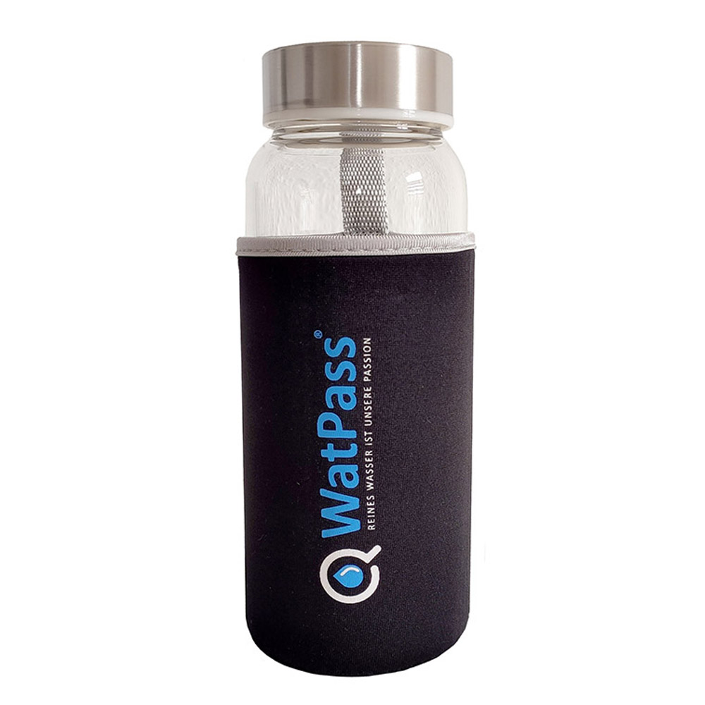 WatPass® drinking bottle borosol glass 0.7 l