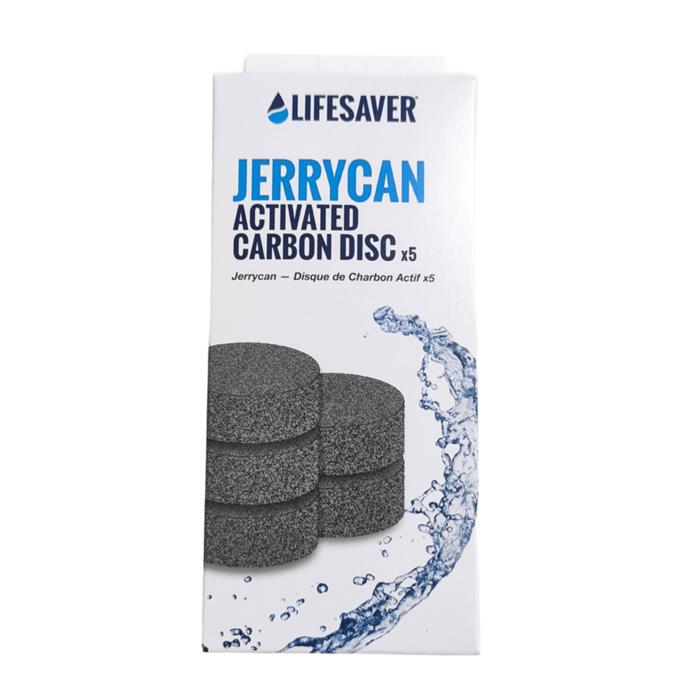 LifeSaver® JerryCan activated carbon replacement filter set filters chlorine, flavors and odors