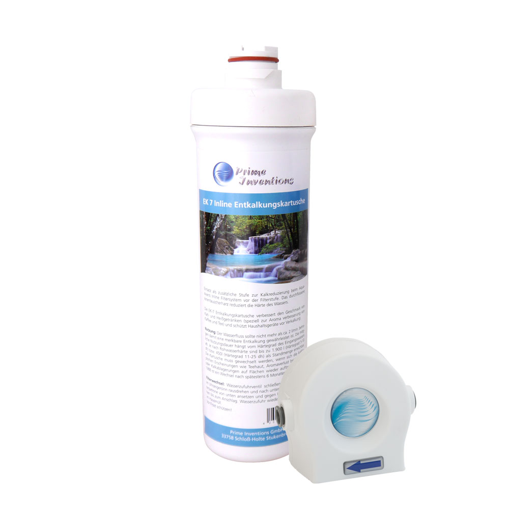 Wasserfiltersystem Entkalkung AA Inline Hauptfilterstufe von Prime Inventions