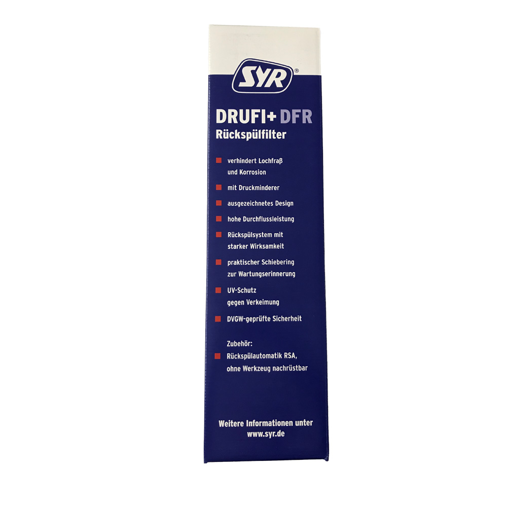 Water filter SYR DRUFI + DFR with pressure reducer