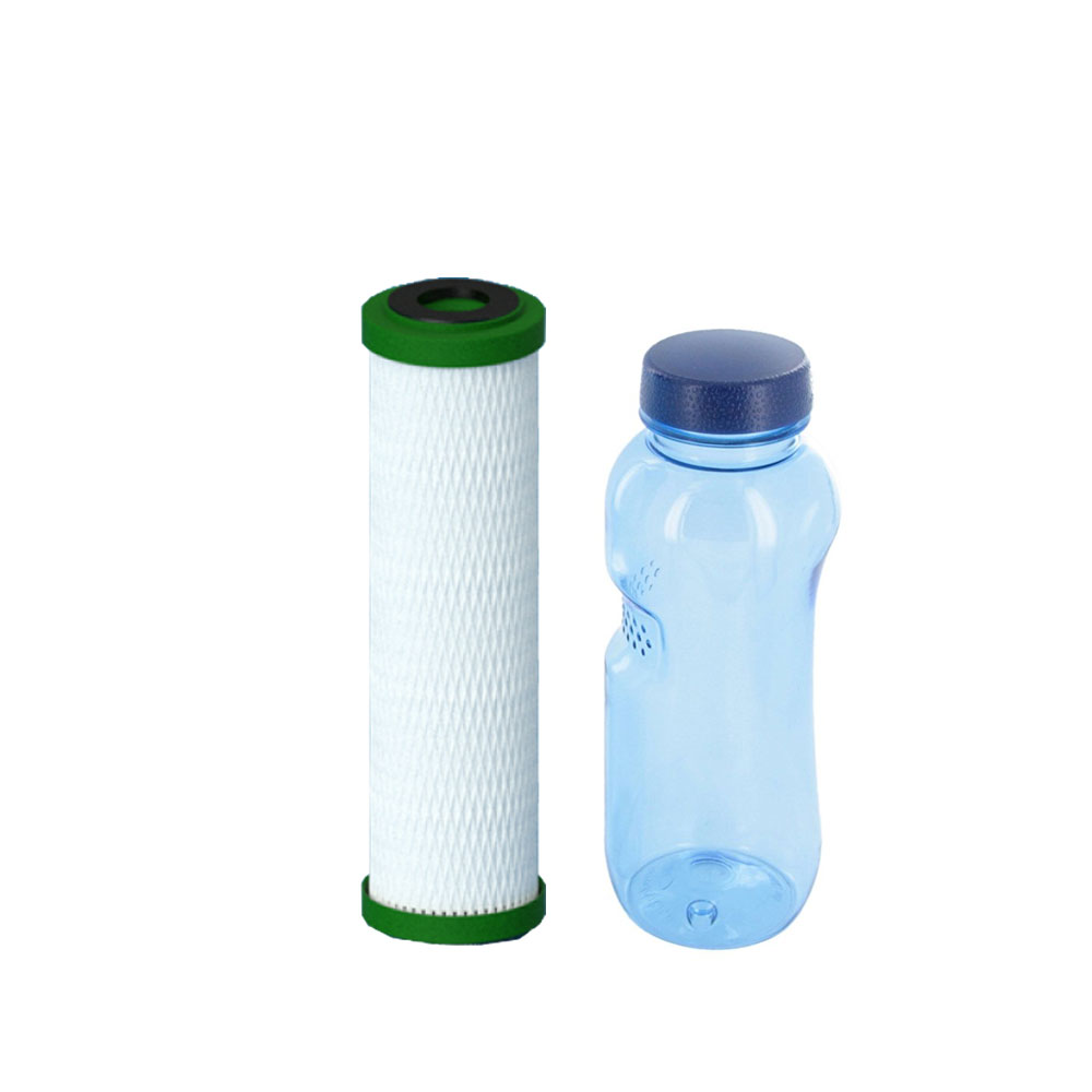 Filterpatrone NFP Premium Carbonit & Tritan Trinkflasche  0,5l BPA frei
