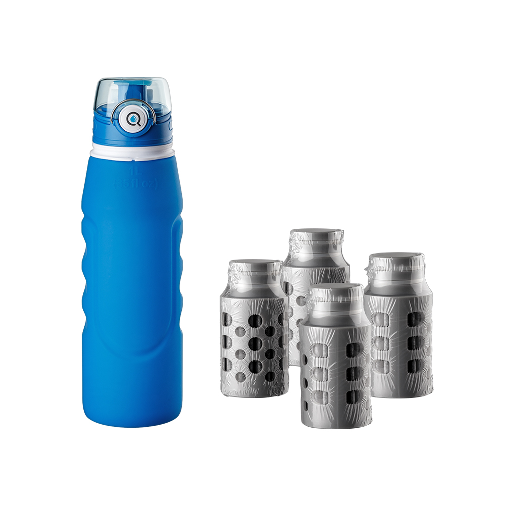 Kopie von WatPass Outdoor- & Krisenfilter 1,0 l blueflex mit 4 Ersatzfiltern