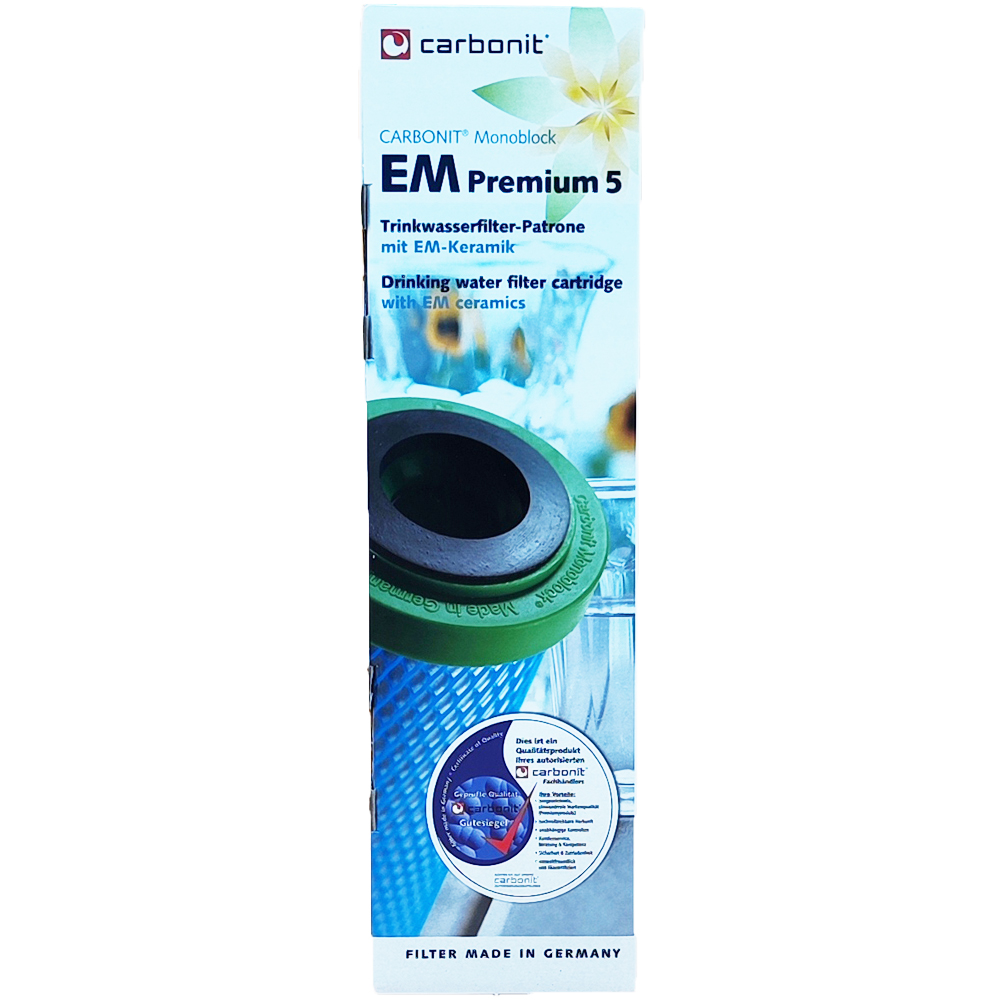 Waterfilter cartridge EM Premium 5 by CARBONIT®