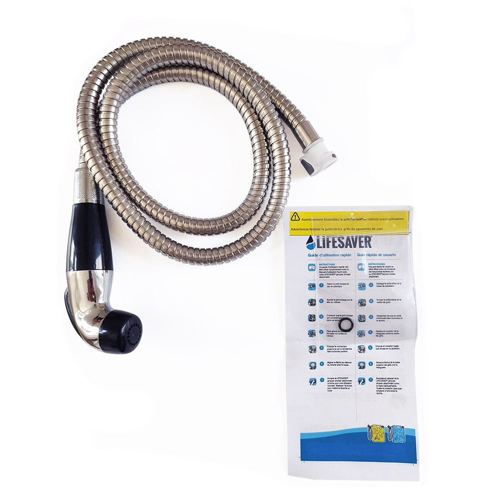 LifeSaver JerryCan Dusche, Schlauch & Adapter