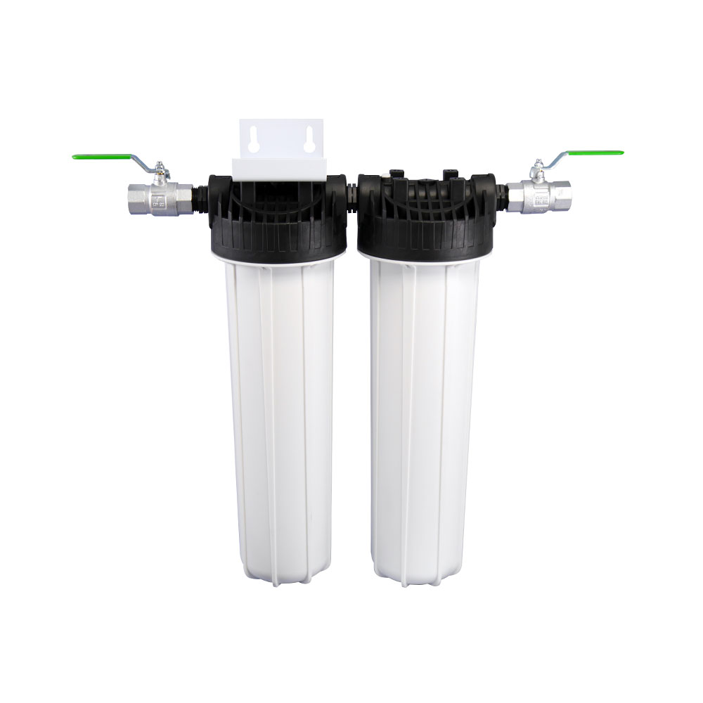 Zweistufiger Haus- & Brunnenfilter inkl. Filterpatronen 20 Zoll Premium