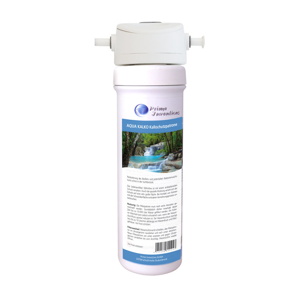 AA inline expansion filter stage limescale protection