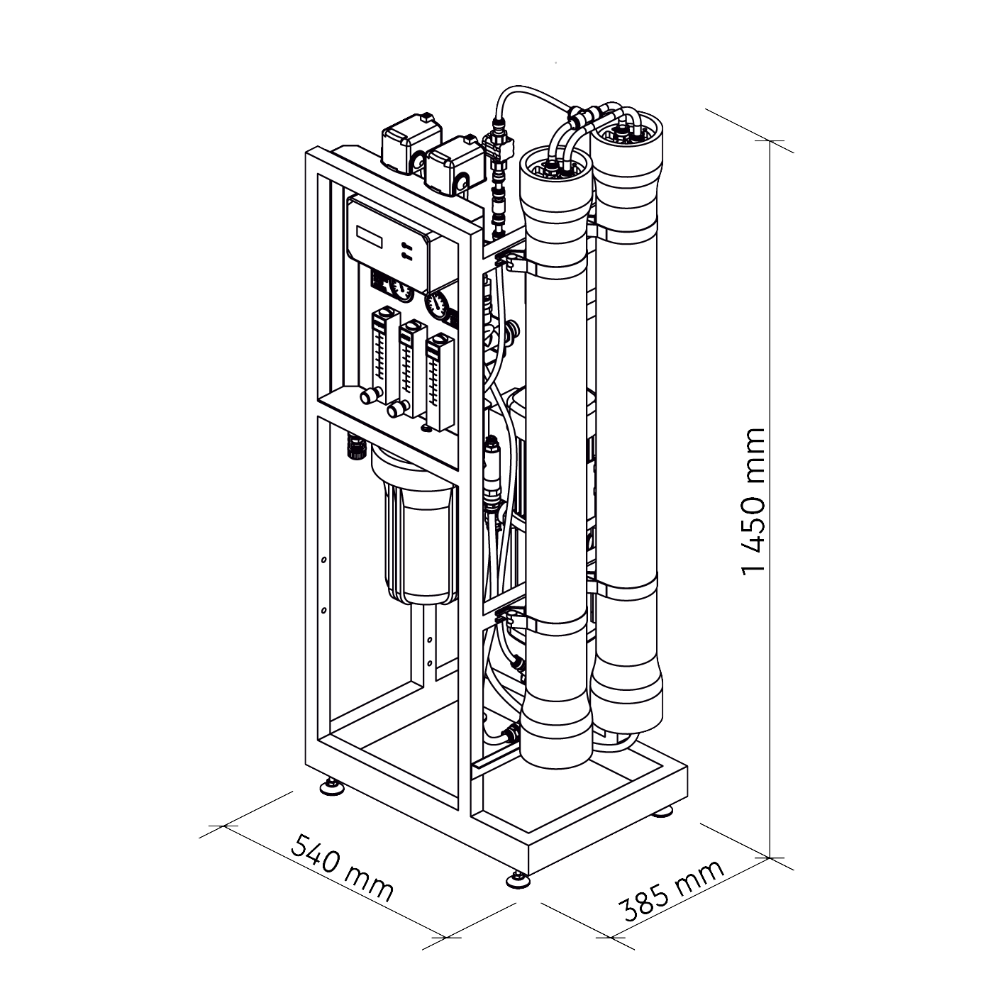 WatPass RO12000 reverse osmosis system (250l/h)