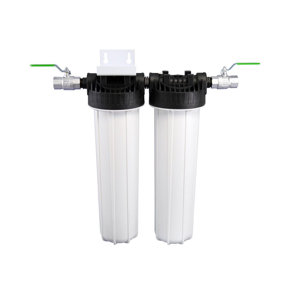 Two-stage house & well filter incl. filter cartridge 20 Zoll Sediment Premium
