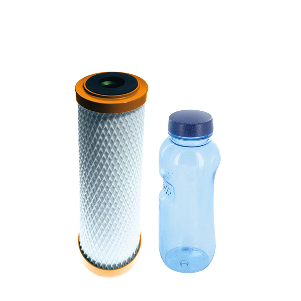 CARBONIT®IFP Puro Wasserfilterpatrone & Tritan Trinkflasche 0,5l BPA frei