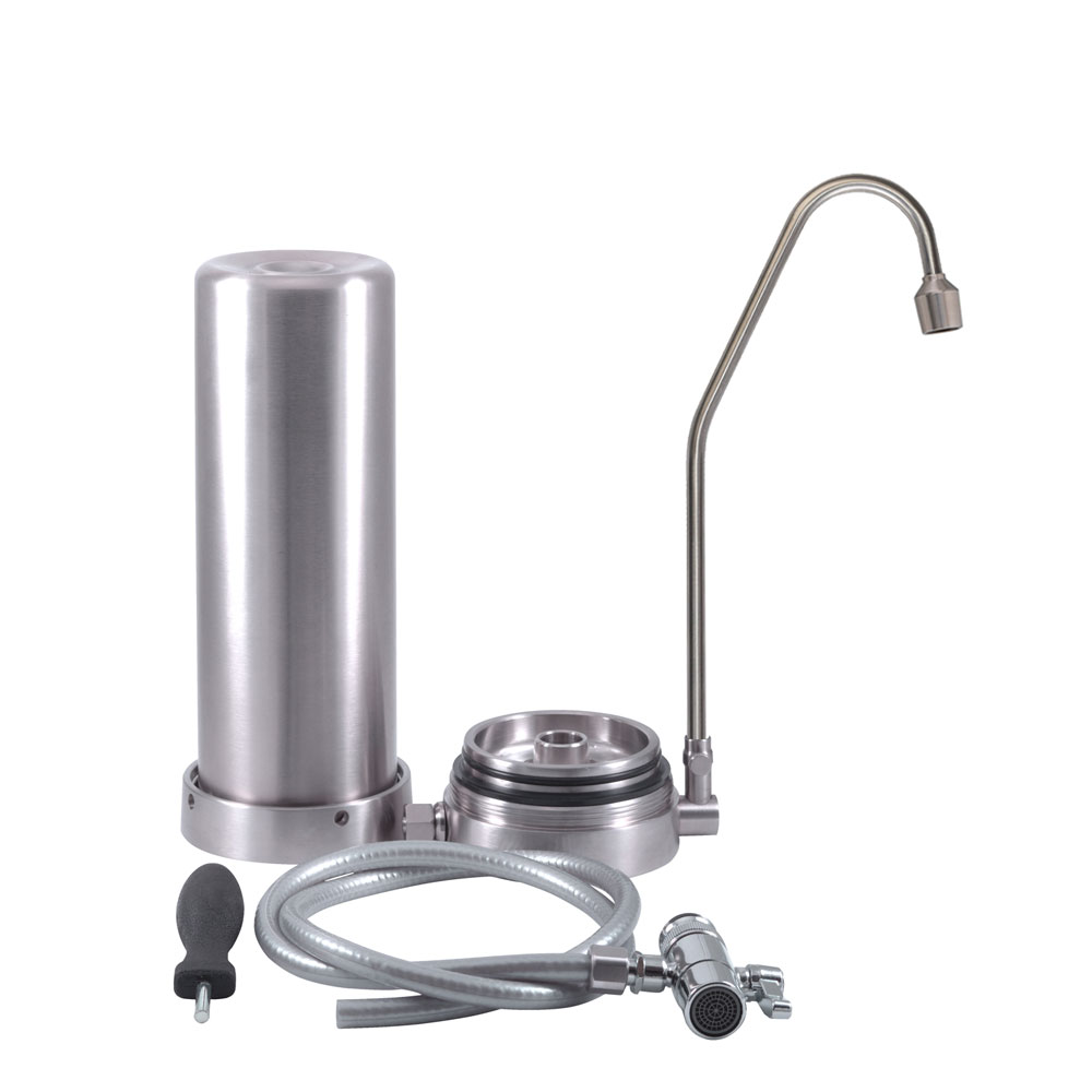 Water filter AquaAvanti Mercuro stainless steel & vortex suitable