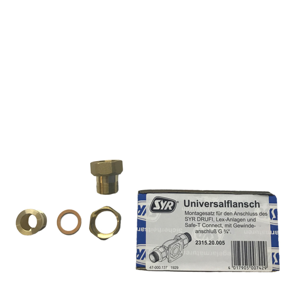 Universal flange DN 20 for LEX PLUS 10 Connect S