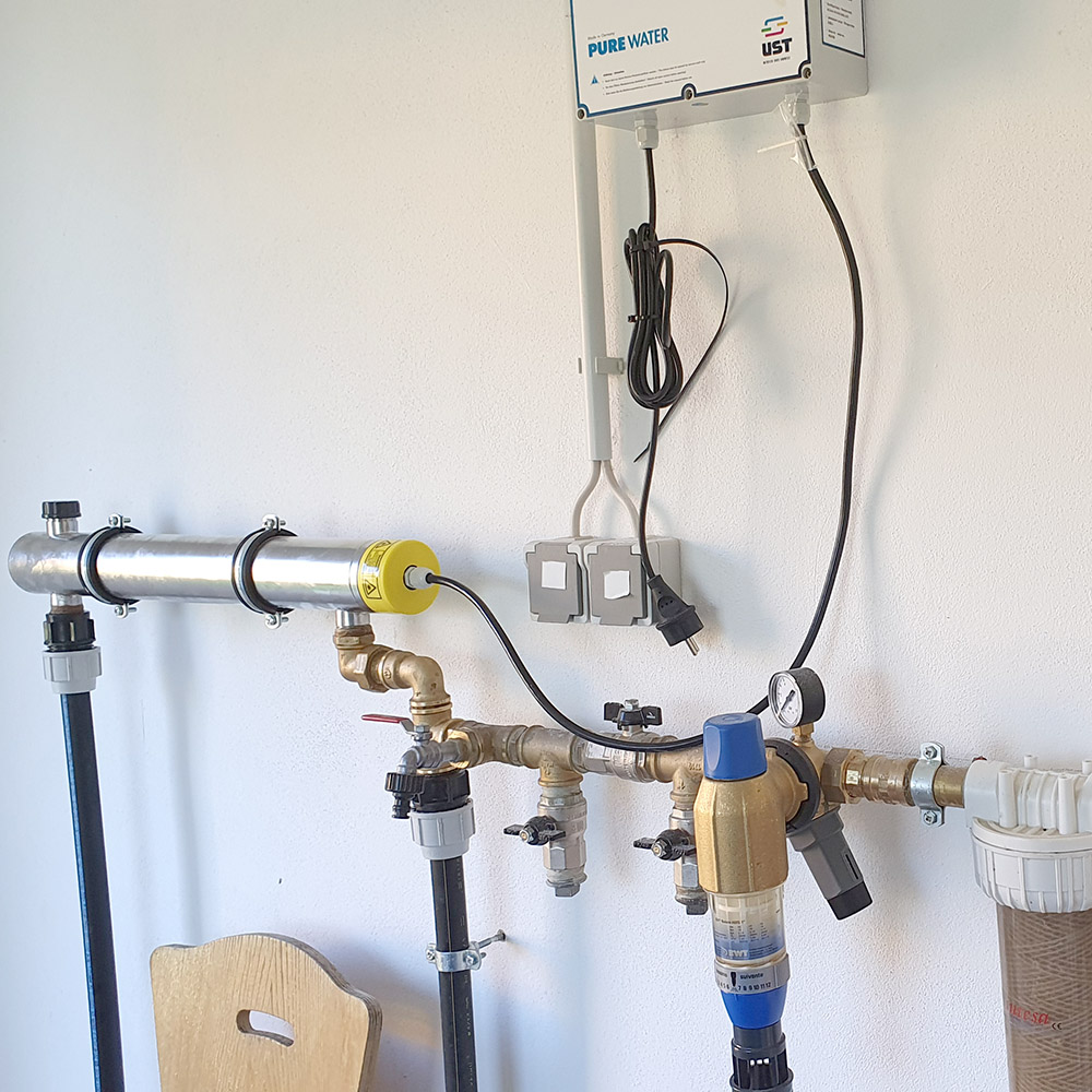 UV system PURE 1.2. 21 watts 24 VDC for the disinfection of water