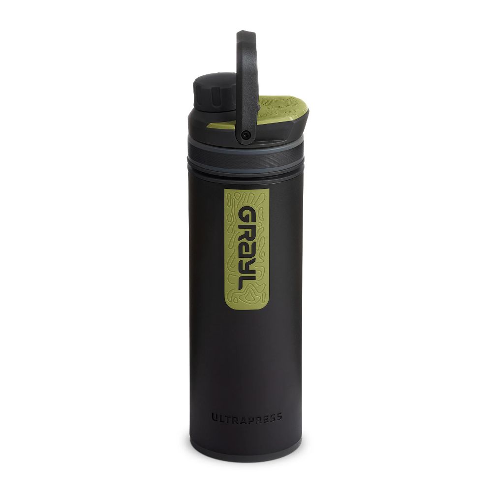Grayl UltraPress Outdoor- & Travel waterfilter,  Black Camo with 2 Replacement filters