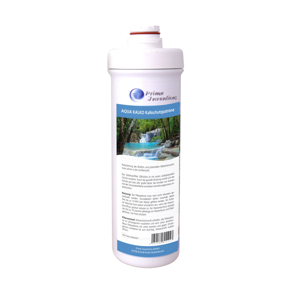 Water Filter Cartridge Limescale Protection Inline by Prime Inventions